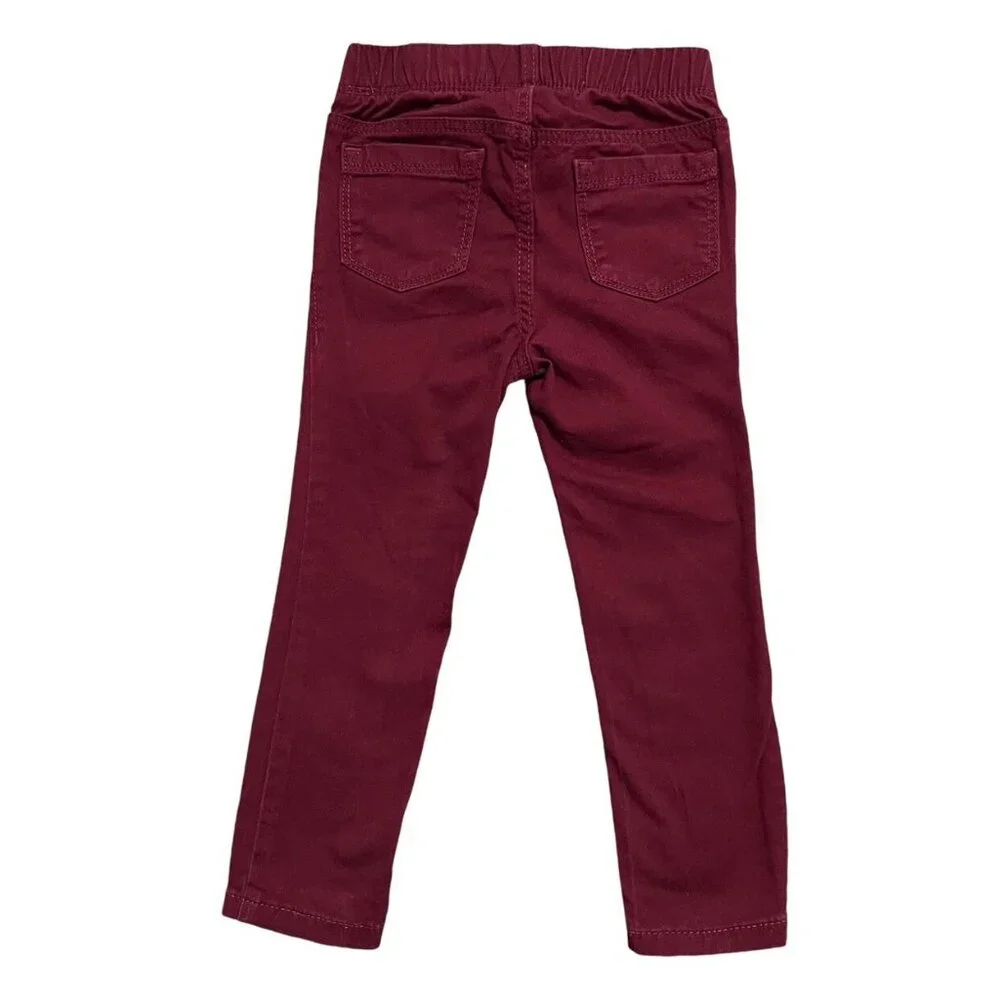 Old Navy 3T Maroon Jeggings Jeans
